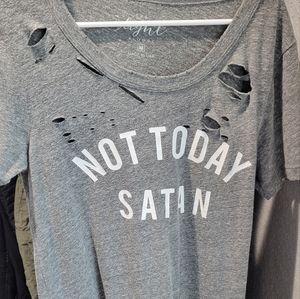 Buckle Distressed Tee